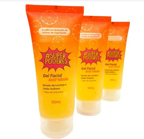 Gel Facial Anti-Idade Superpoderes 100ml