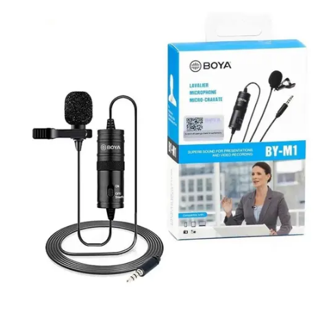 Microfone de Lapela Boya BY-M1