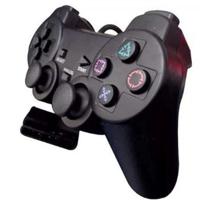 Controle PS3 Playstation 3 Dualshock com Fio Preto