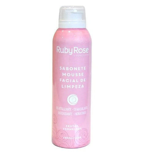 Sabonete Mousse Facial de Limpeza Ruby Rose