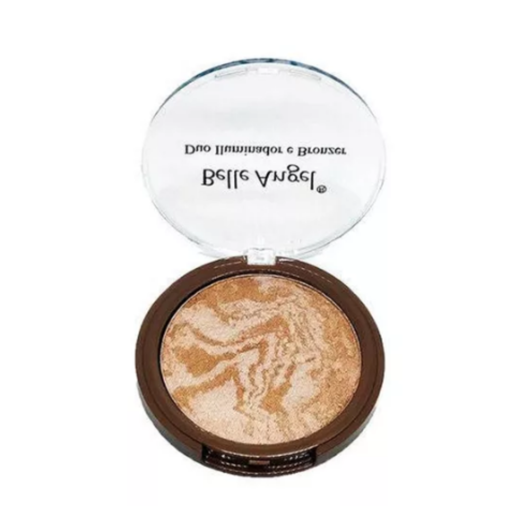 Duo Iluminador e Bronzer Belle Angel