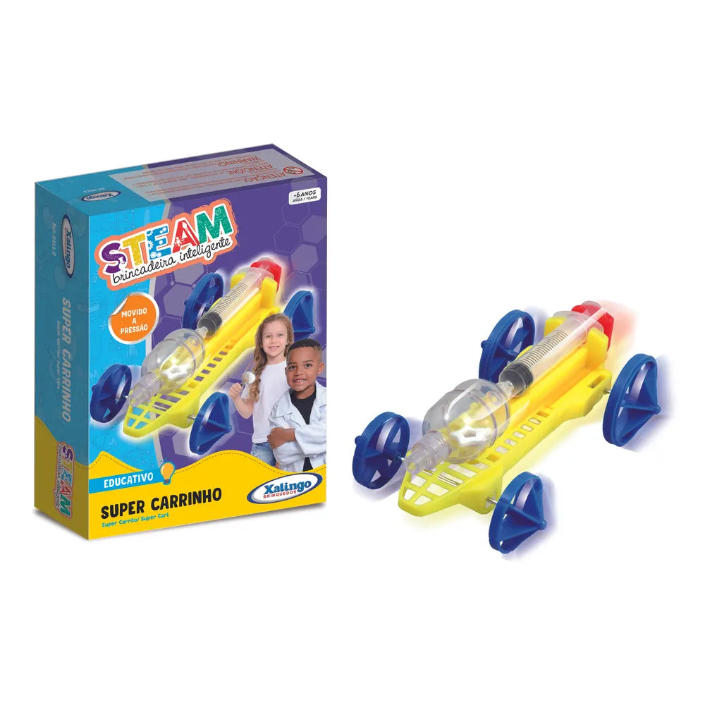 STEAM BRINCADEIRA INTELIGENTE SUPER CARRO