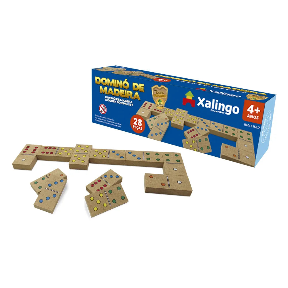 JOGO DE MADEIRA DOMINO