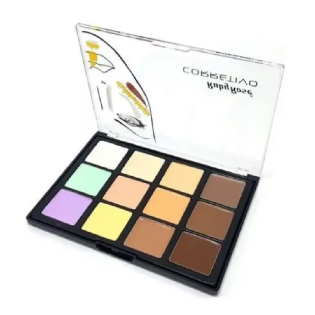 Paleta de Corretivo 12 Cores Ruby Rose