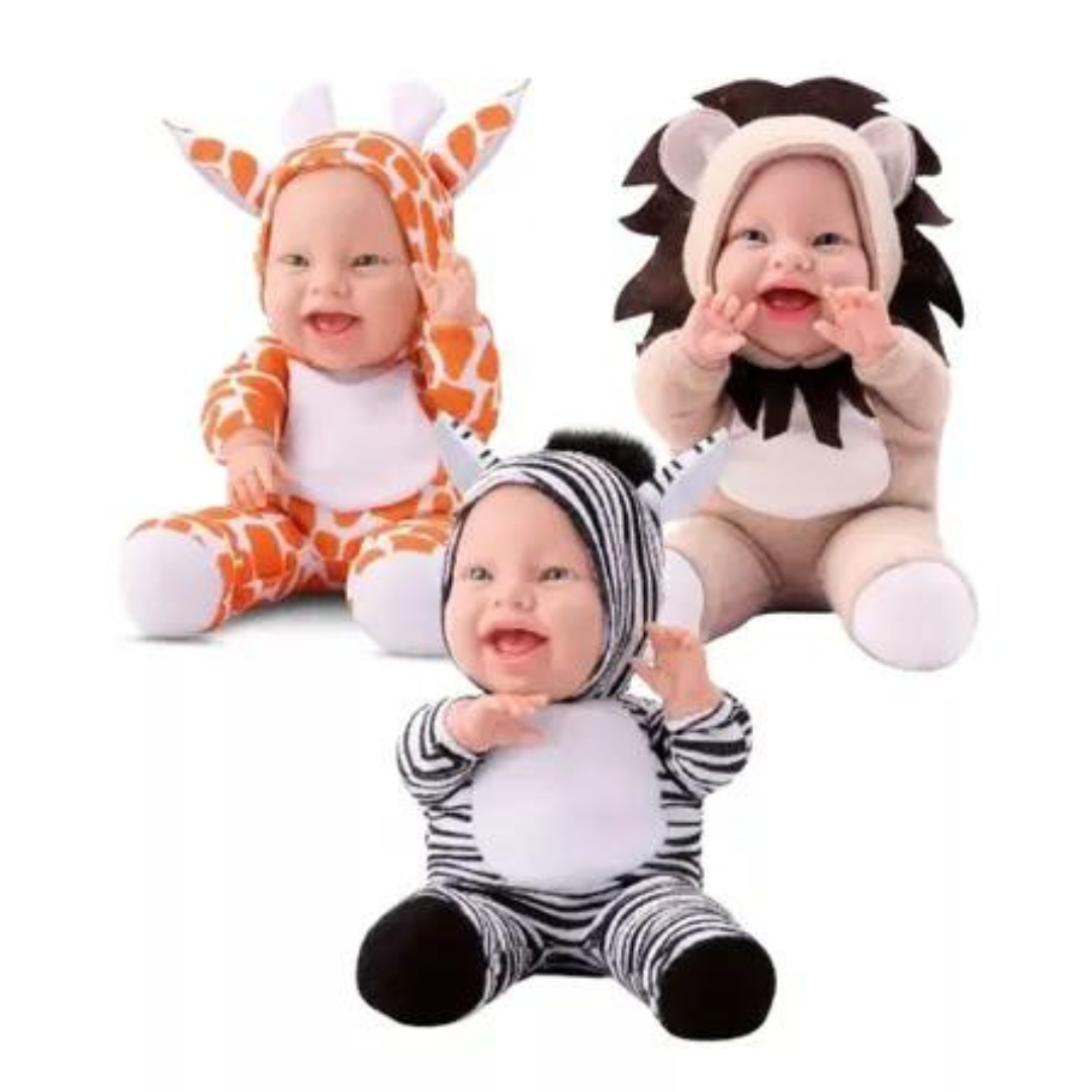 BONECA ANIMALS DIVERSOS