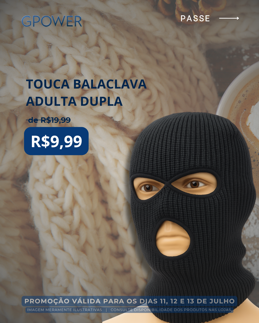 TOUCA BALACLAVA ADULTA