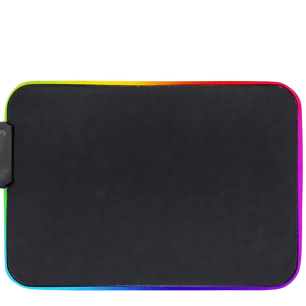 Mousepad Gamer com LED RGB Borda Iluminada