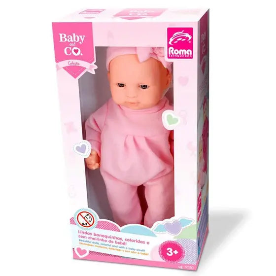 Boneca Baby E Co Cheirinho De Bebe Roma