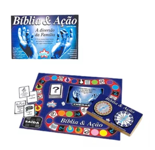 JOGO BÍBLIA E AÇÃO - EVANGÉLICO CRISTÃO: DIVERTIMENTO E CONHECIMENTO ESPIRITUAL EM FAMÍLIA! 📖🎲