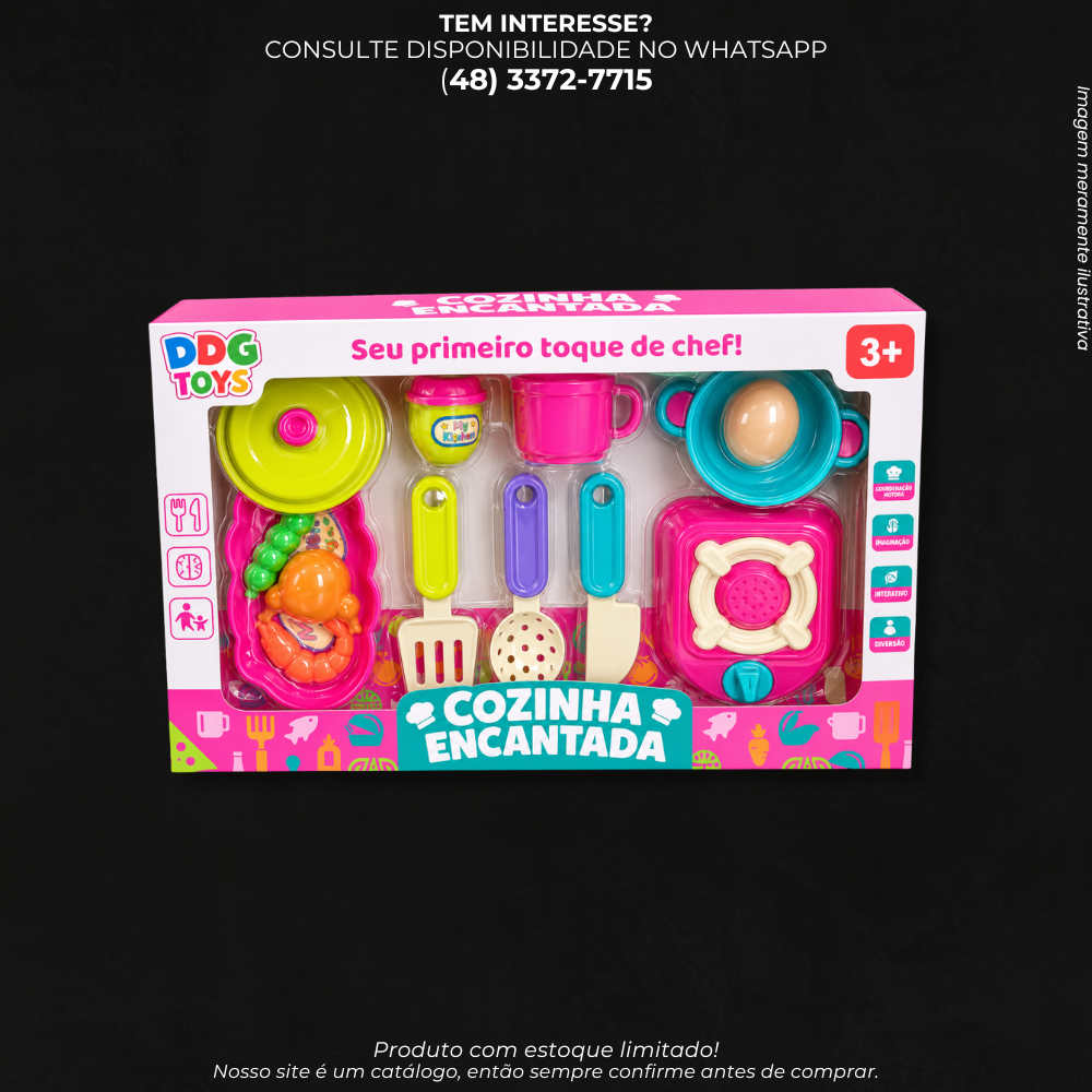 Kit Infantil Cozinha Encantada-DDG5254