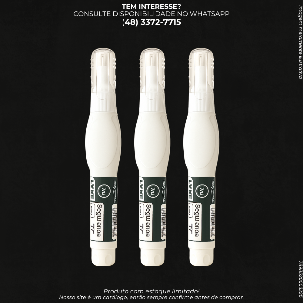 Caneta Corretiva 7ml Lyke – Precisão e Secagem Rápida