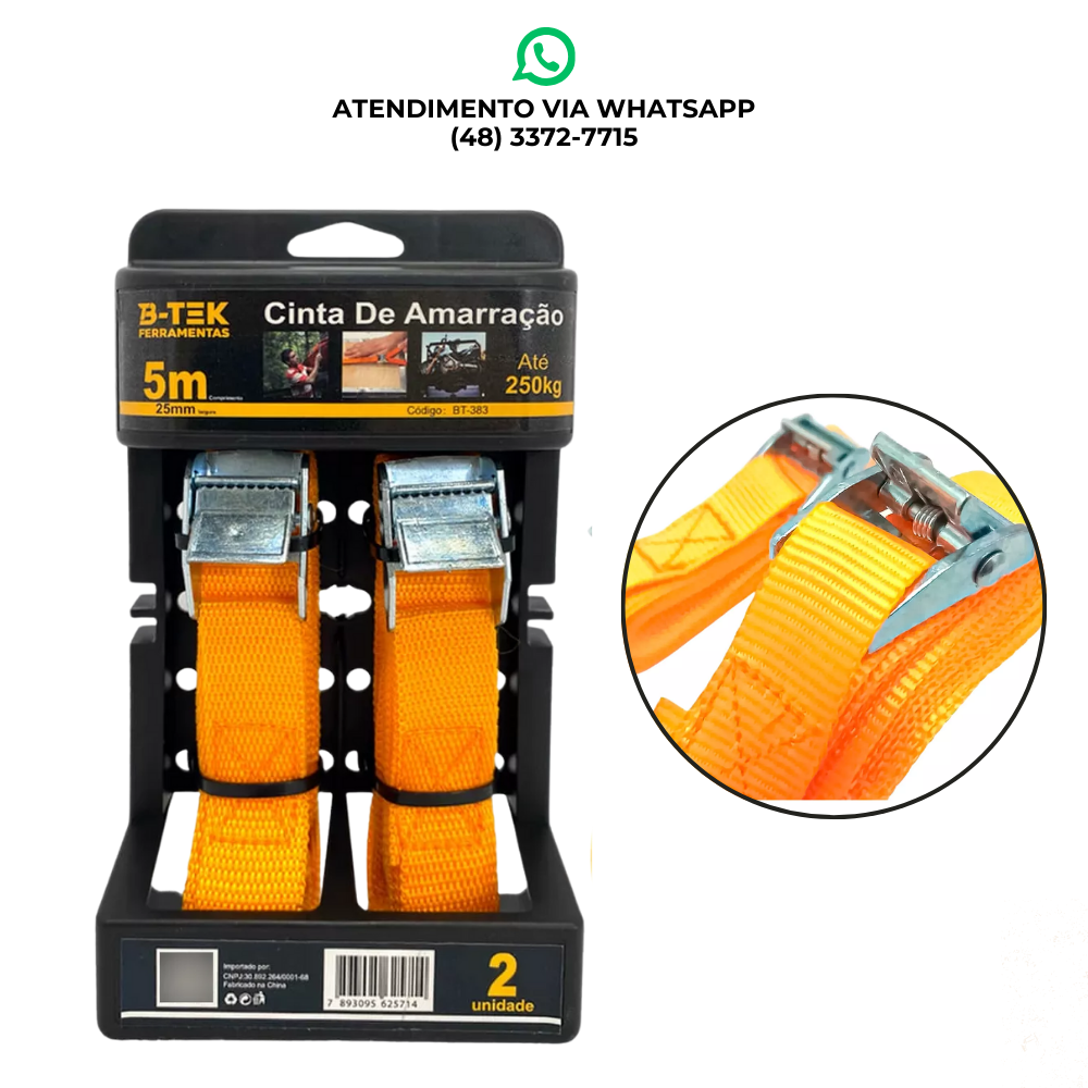 CINTO DE AMARRAR CARGA BT-383