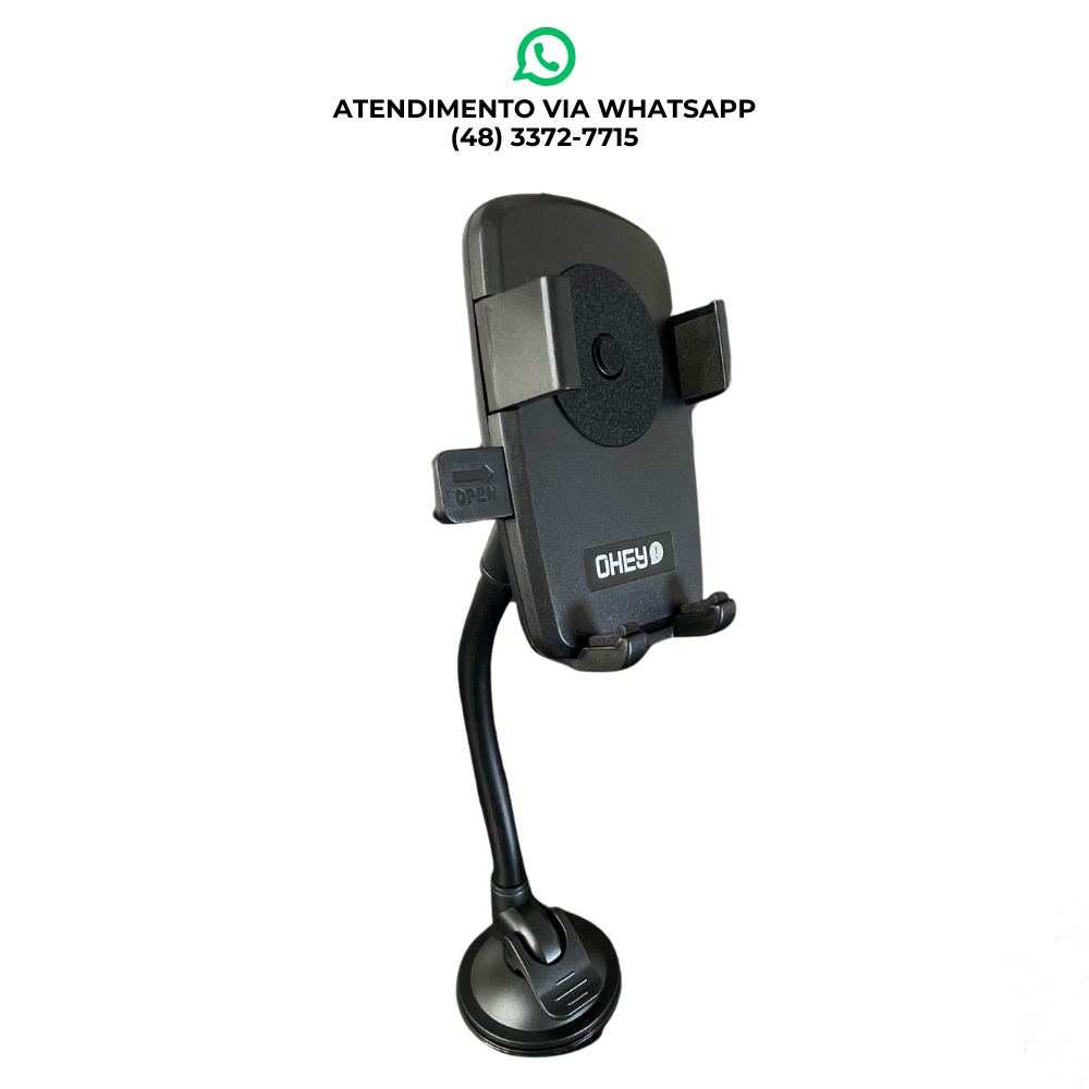 SUPORTE VEICULAR VENTOSA ROTAÇÃO 360º