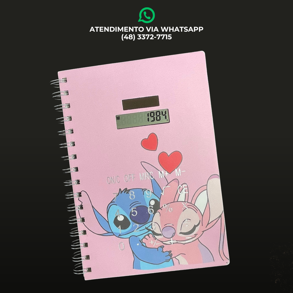 CADERNO CALCULADORA – PERSONAGENS