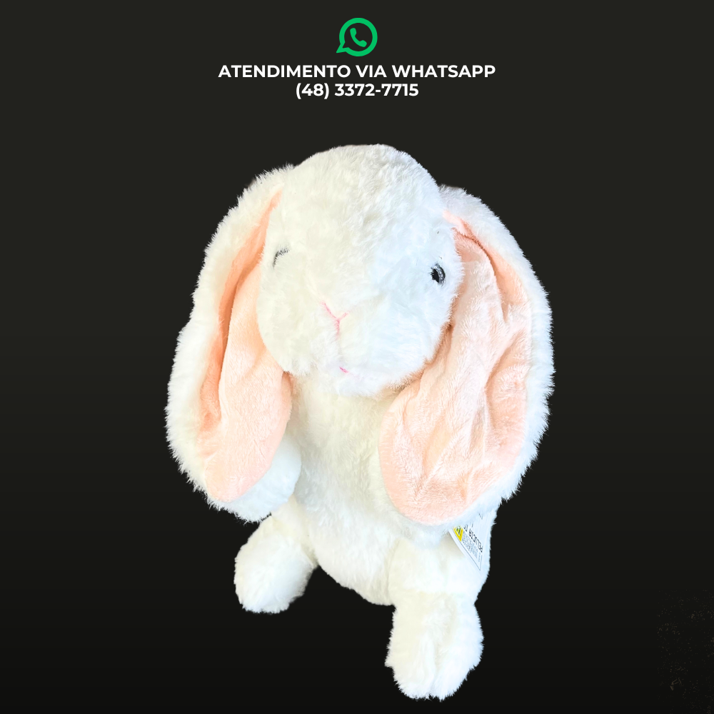 COELHO DE PELÚCIA – FOFURA QUE ENCANTA!