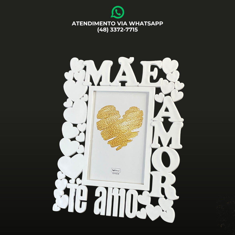 PORTA-RETRATO “MÃE TE AMO”