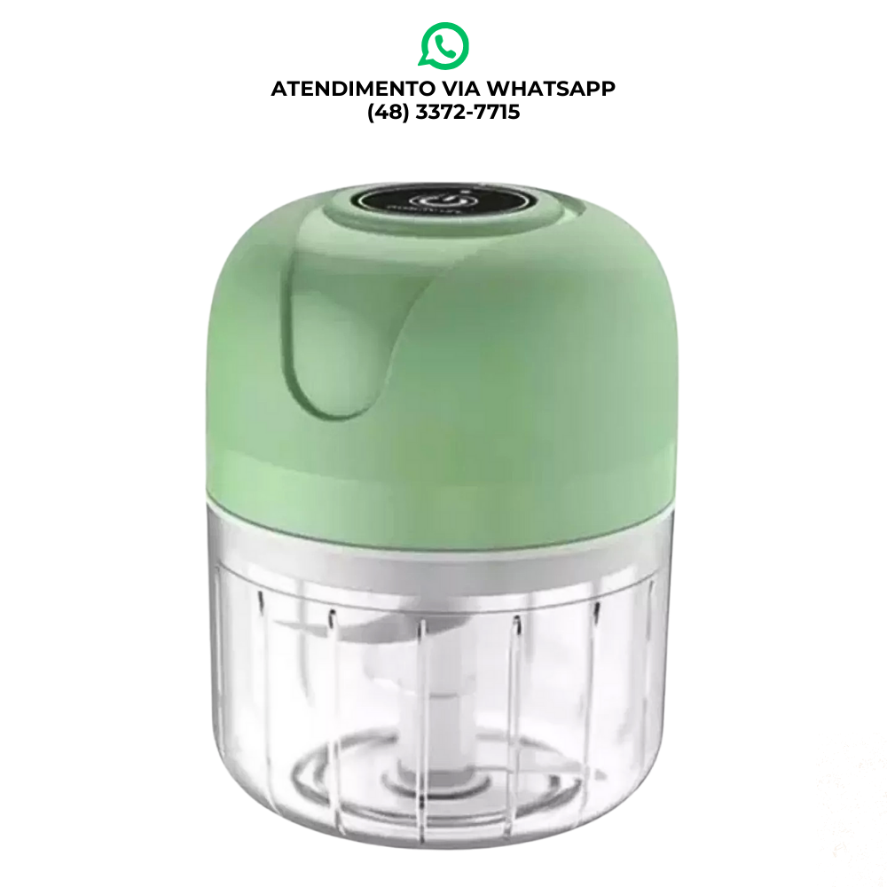 MINI PROCESSADOR ELÉTRICO RECARREGÁVEL