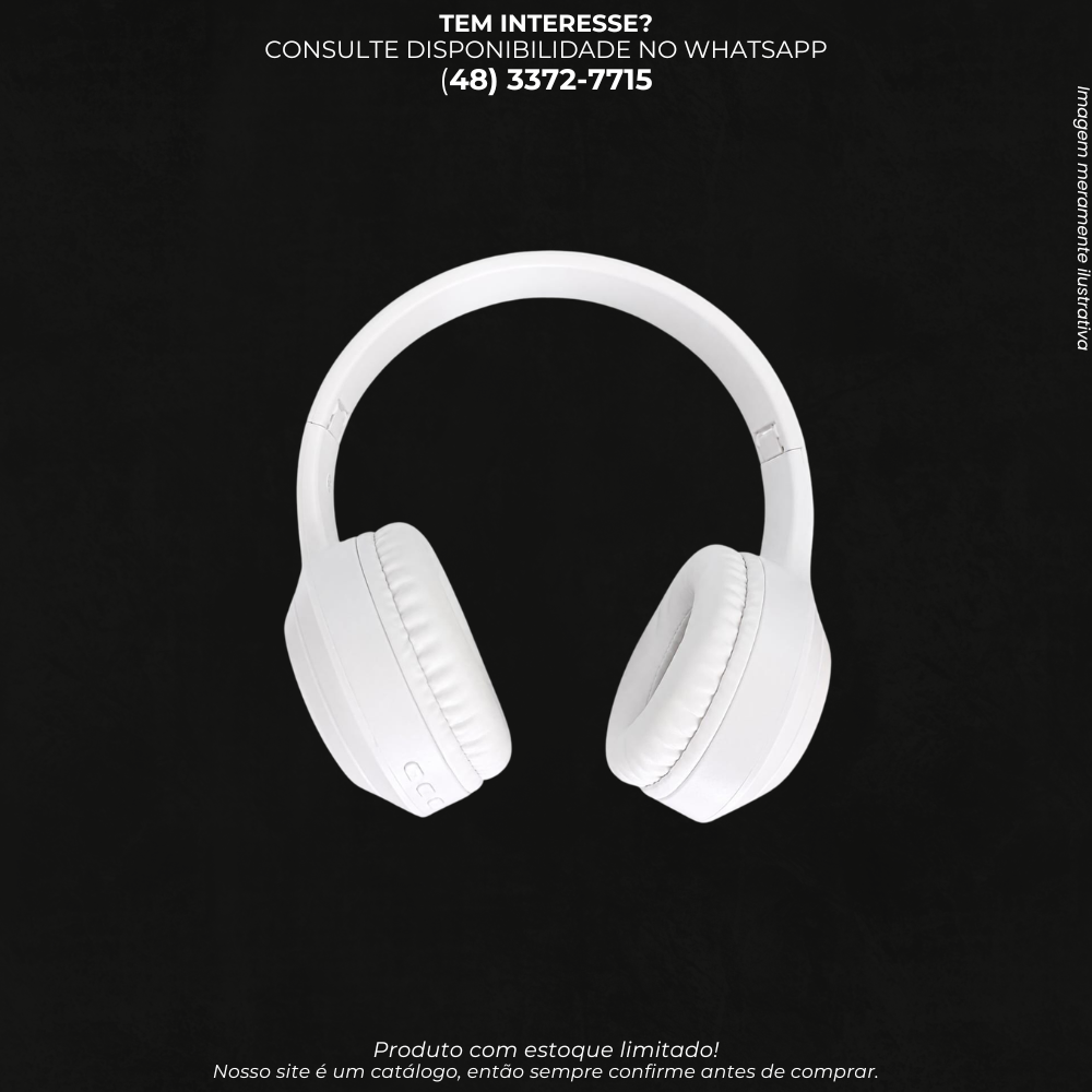 Fone de Ouvido Bluetooth Headphone Sem Fio – Dobrável e Confortável- UID-28