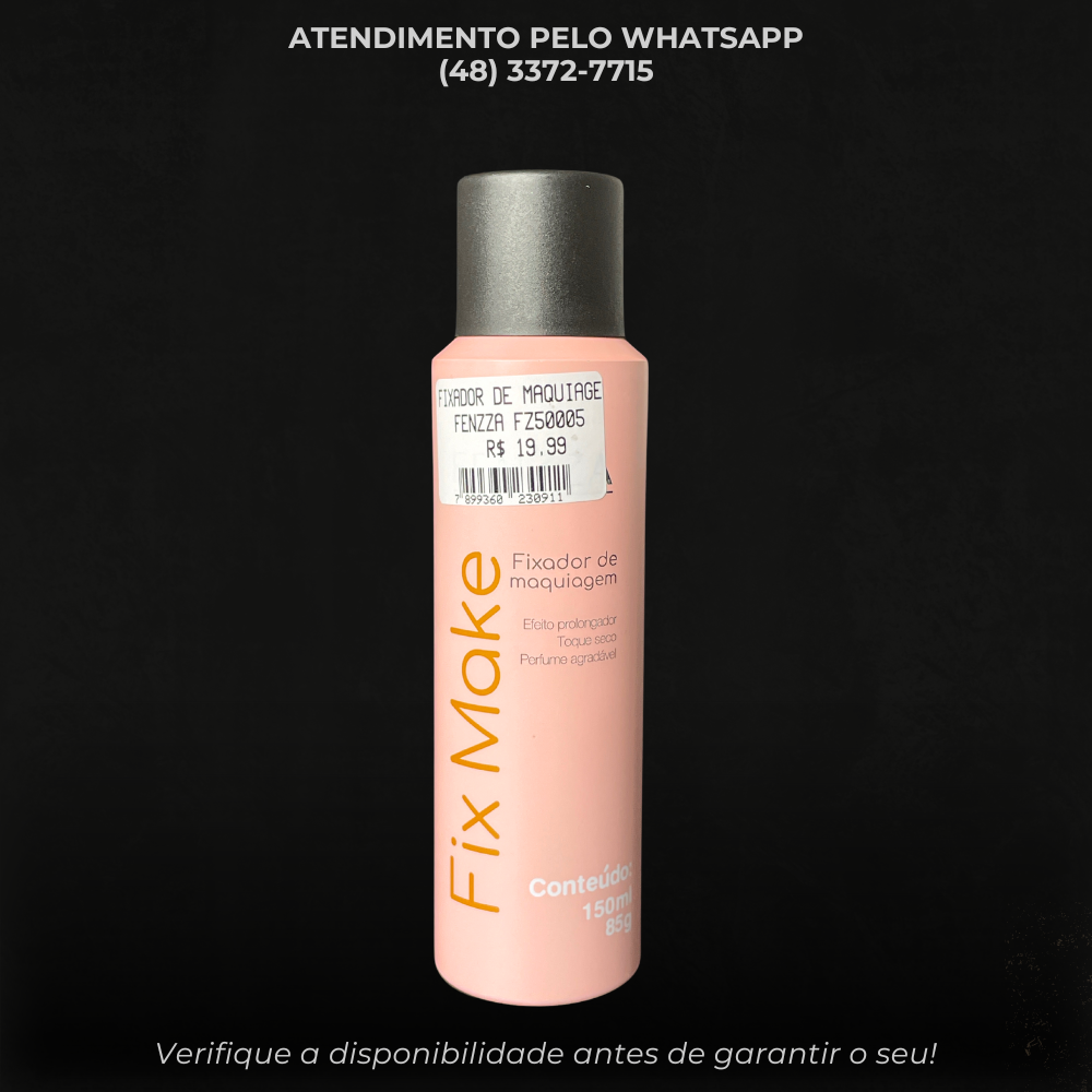 Fixador de Maquiagem Fenzza FZ50005 - Efeito Prolongador e Toque Seco 150ml