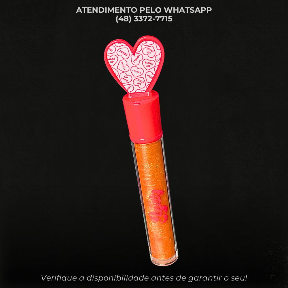 Gloss Labial Lovely FZ22021 Fenzza – Brilho Intenso e Aromatizado