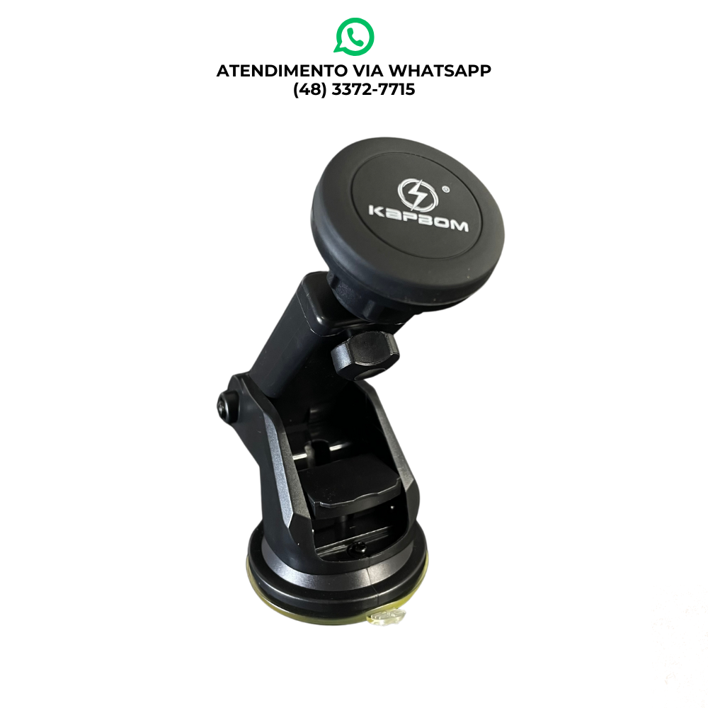 SUPORTE PARA CELULAR COM VENTOSA E IMÃ