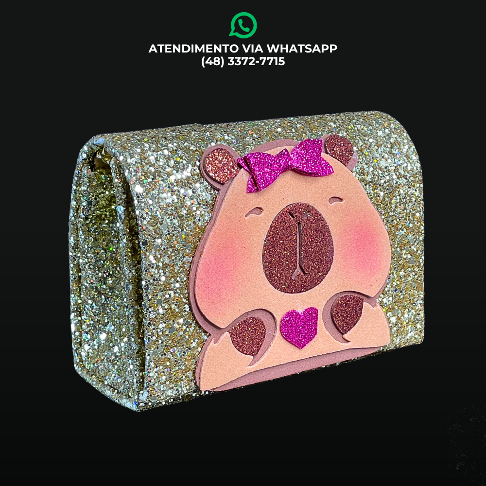 BOLSA PÉROLA CAPIVARA