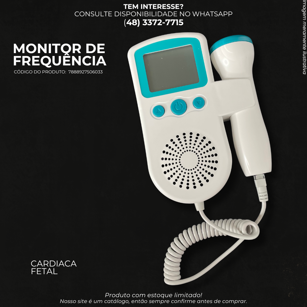 MONITOR DE FREQUÊNCIA CARDÍACA FETAL (DOPPLER DOMÉSTICO)