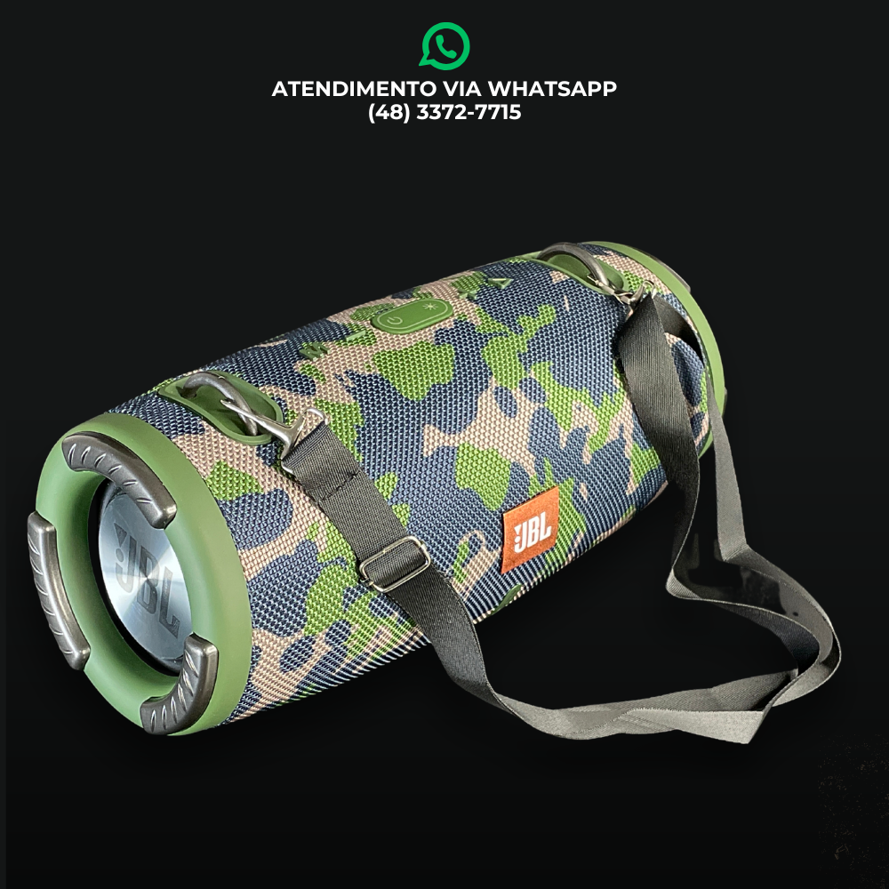 CAIXA DE SOM XTREEM3 LED COM ALÇA