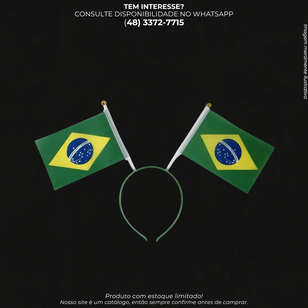 Tiara Bandeirinha Brasil