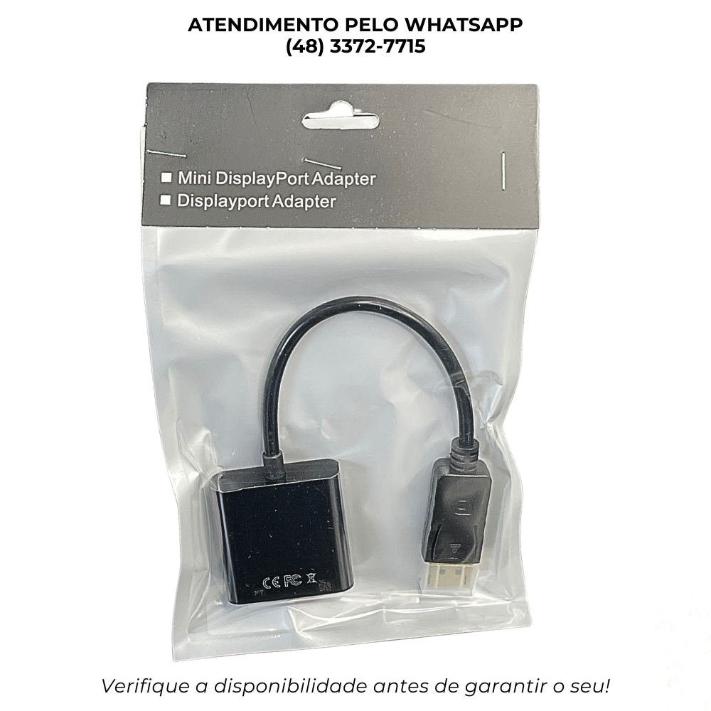 Adaptador DisplayPort para HDMI – Alta Qualidade e Compatibilidade Universal