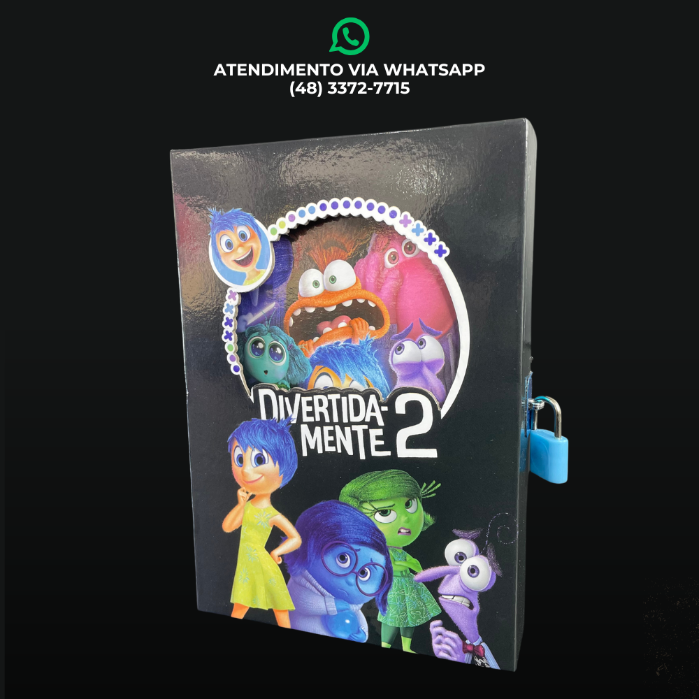 CADERNO COM CADEADO – DIVERSOS MODELOS