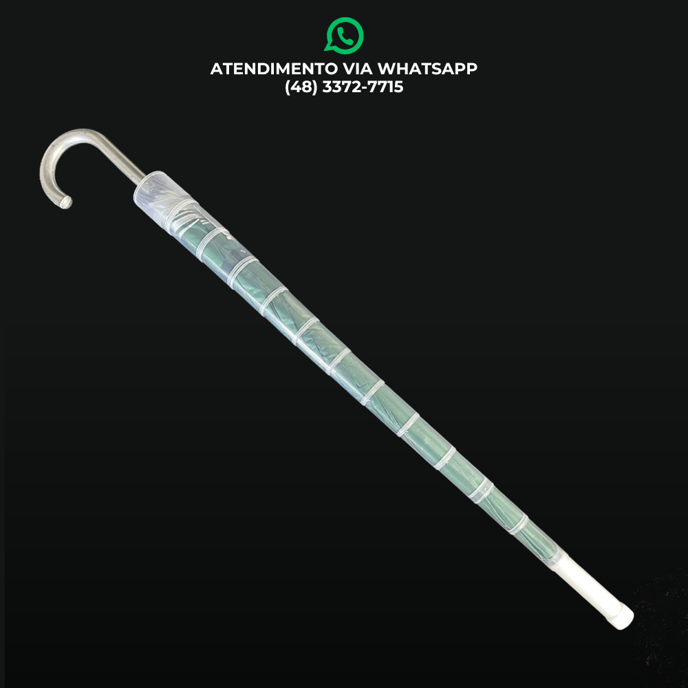 GUARDA-CHUVA COM CASE DE PLÁSTICO