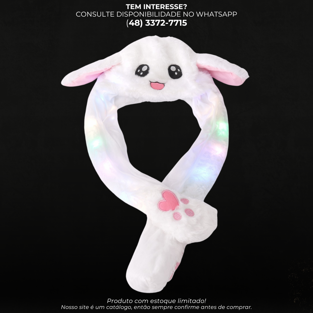 TOUCA COELHO COM LED