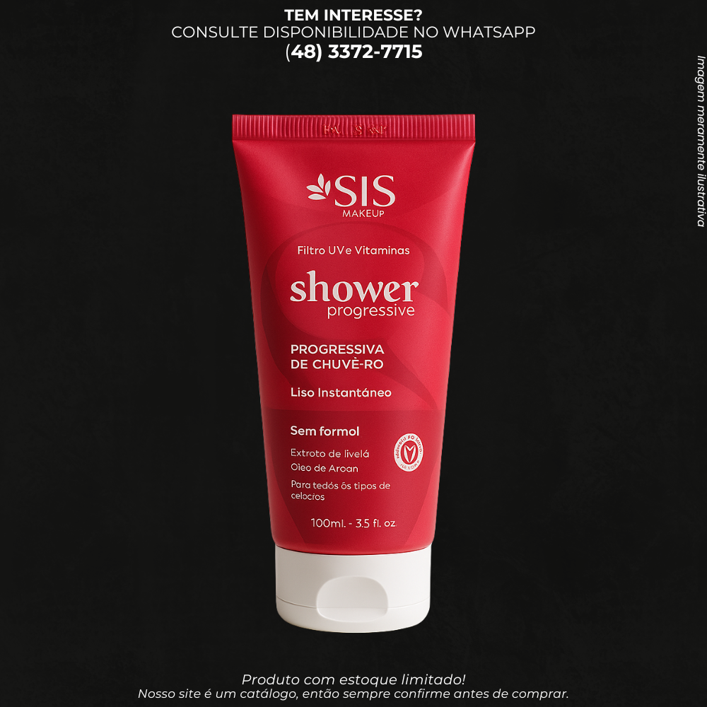 Progressiva de Chuveiro 100 ml – Liso Instantâneo sem Formol