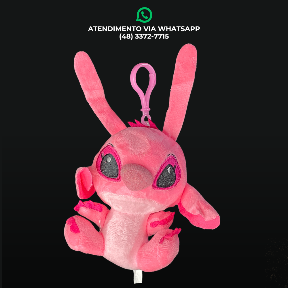 CHAVEIRO STITCH E ANGEL