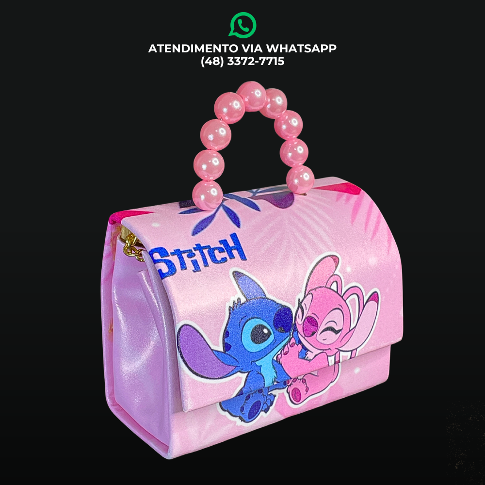 BOLSA PÉROLA STITCH (CARTONADA)