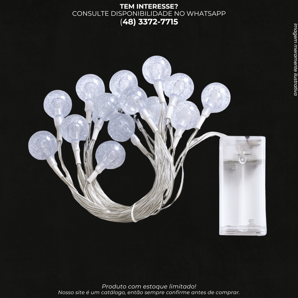 Pisca-Pisca LED Musical USB e Pilha para Decoração