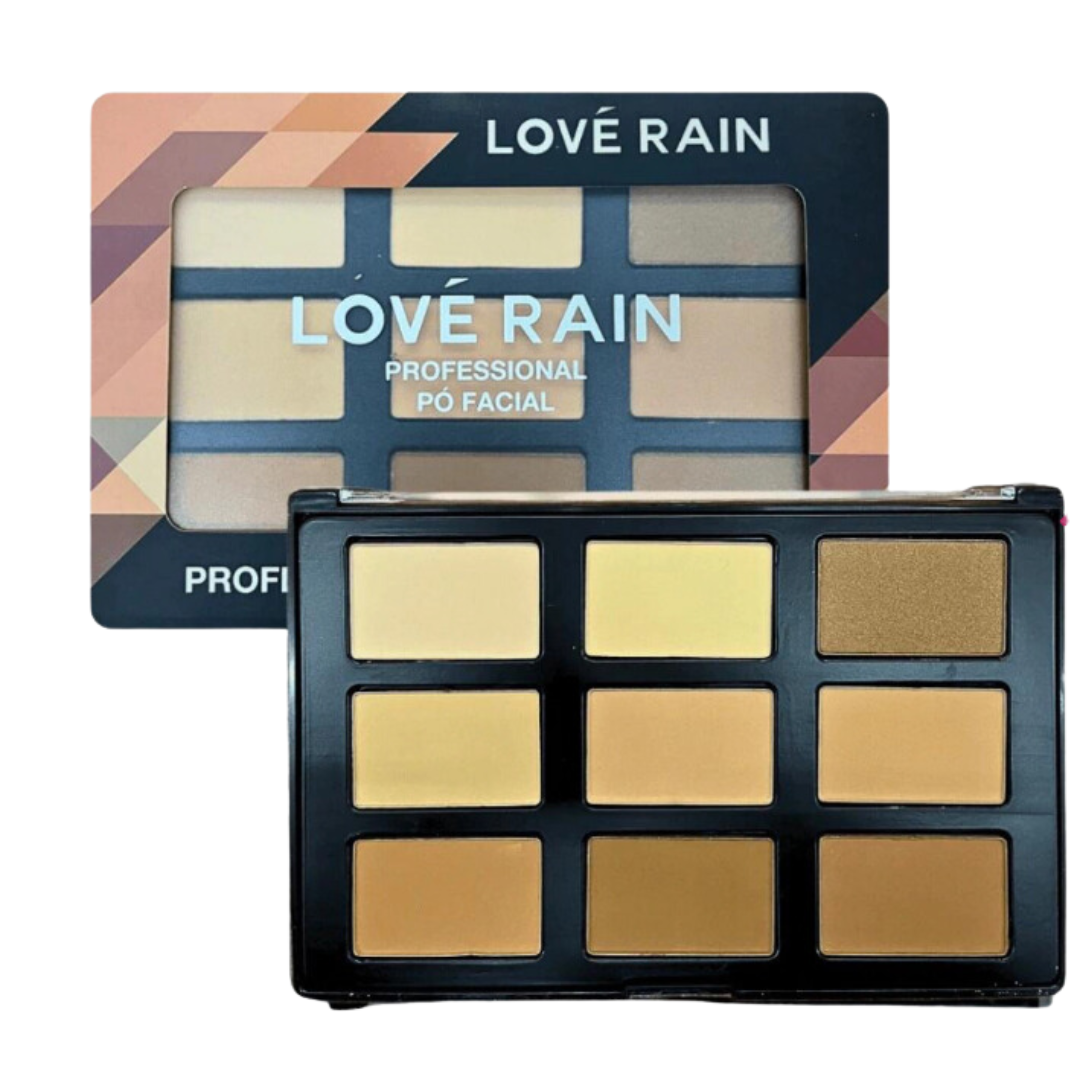 Paleta De Pó Facial Love Rain