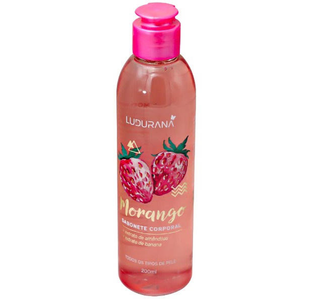Sabonete Corporal Morango Ludurana 200ML