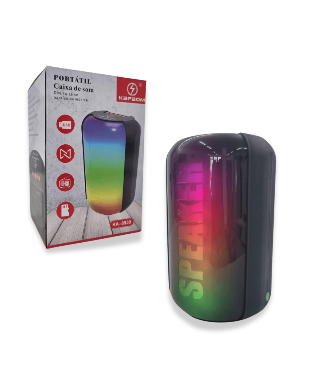 CAIXA DE SOM PORTÁTIL KAPBOM
