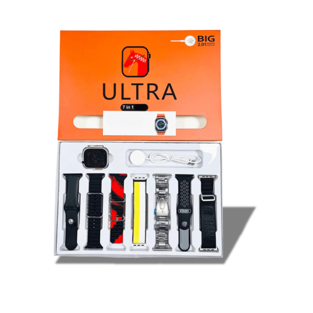SMARTWATCH ULTRA COM 7 PULSEIRAS