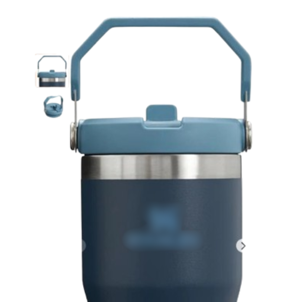 COPO TÉRMICO COM TAMPA E ALÇA 600ml