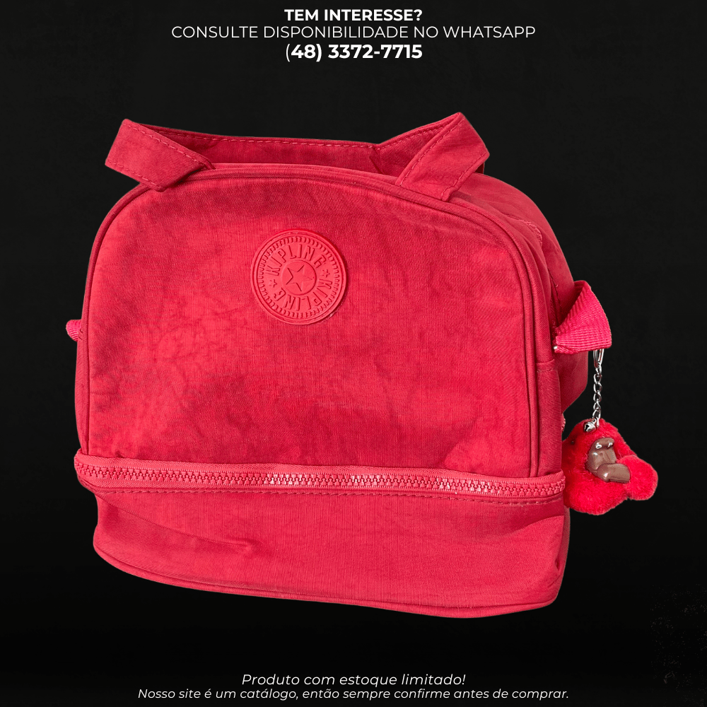 Bolsa Kipling Rosa com Chaveiro de Macaquinho - G POWER