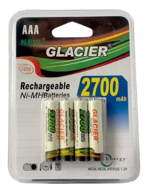 Kit De Pilhas Recarregáveis Palito (AAA) - G POWER