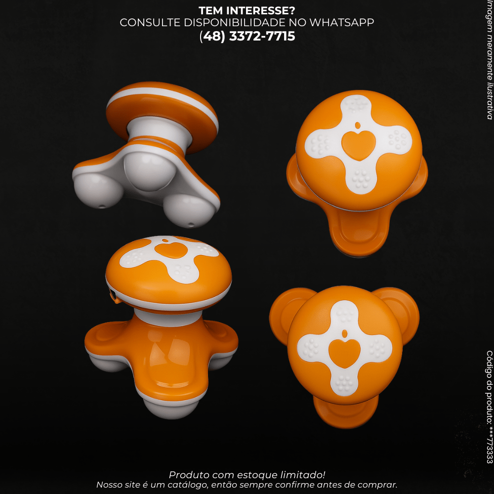 Mini Massageador Elétrico Portátil Relaxante - G POWER