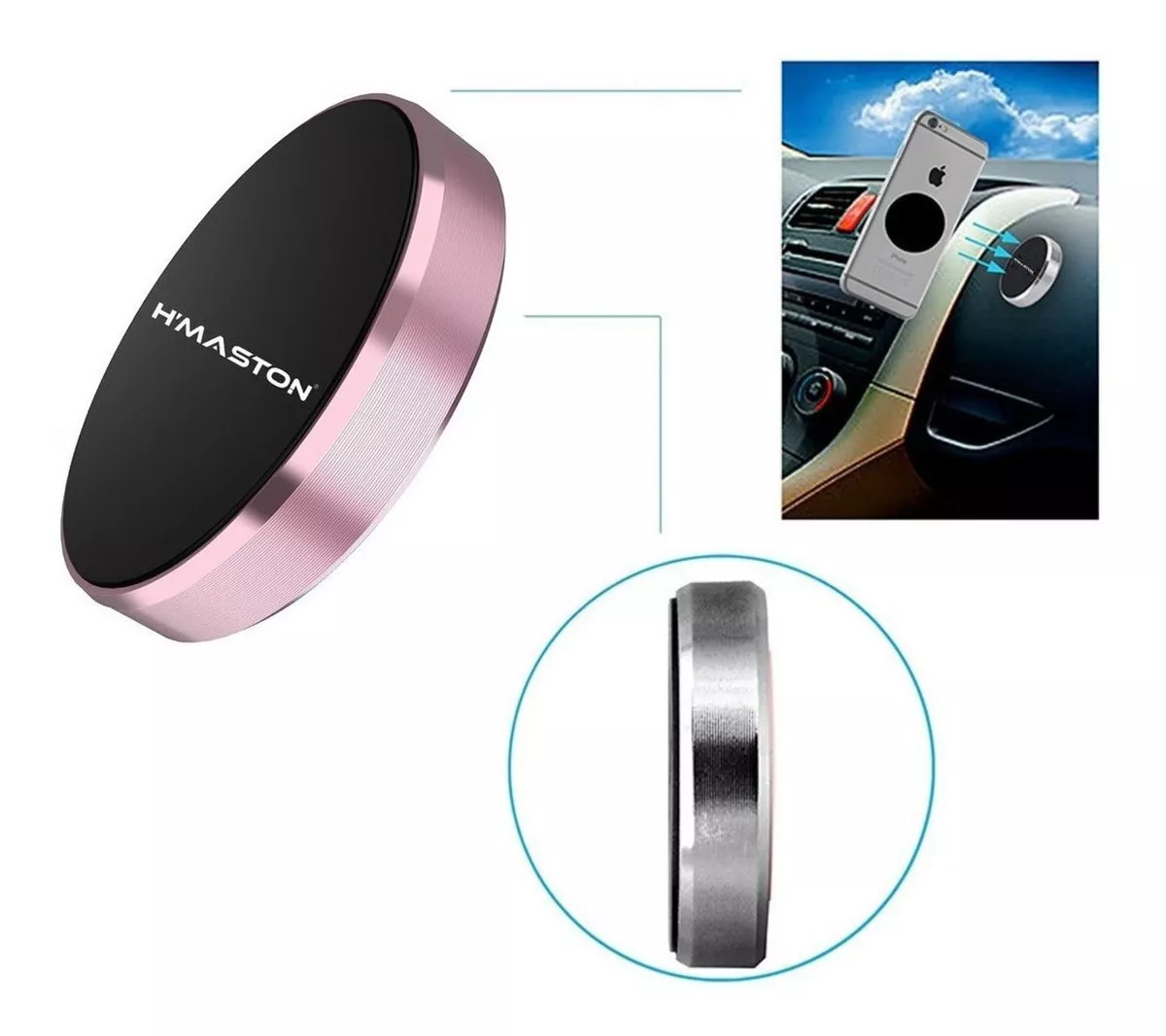 Suporte Magnético Celular Imã Veicular - G POWER