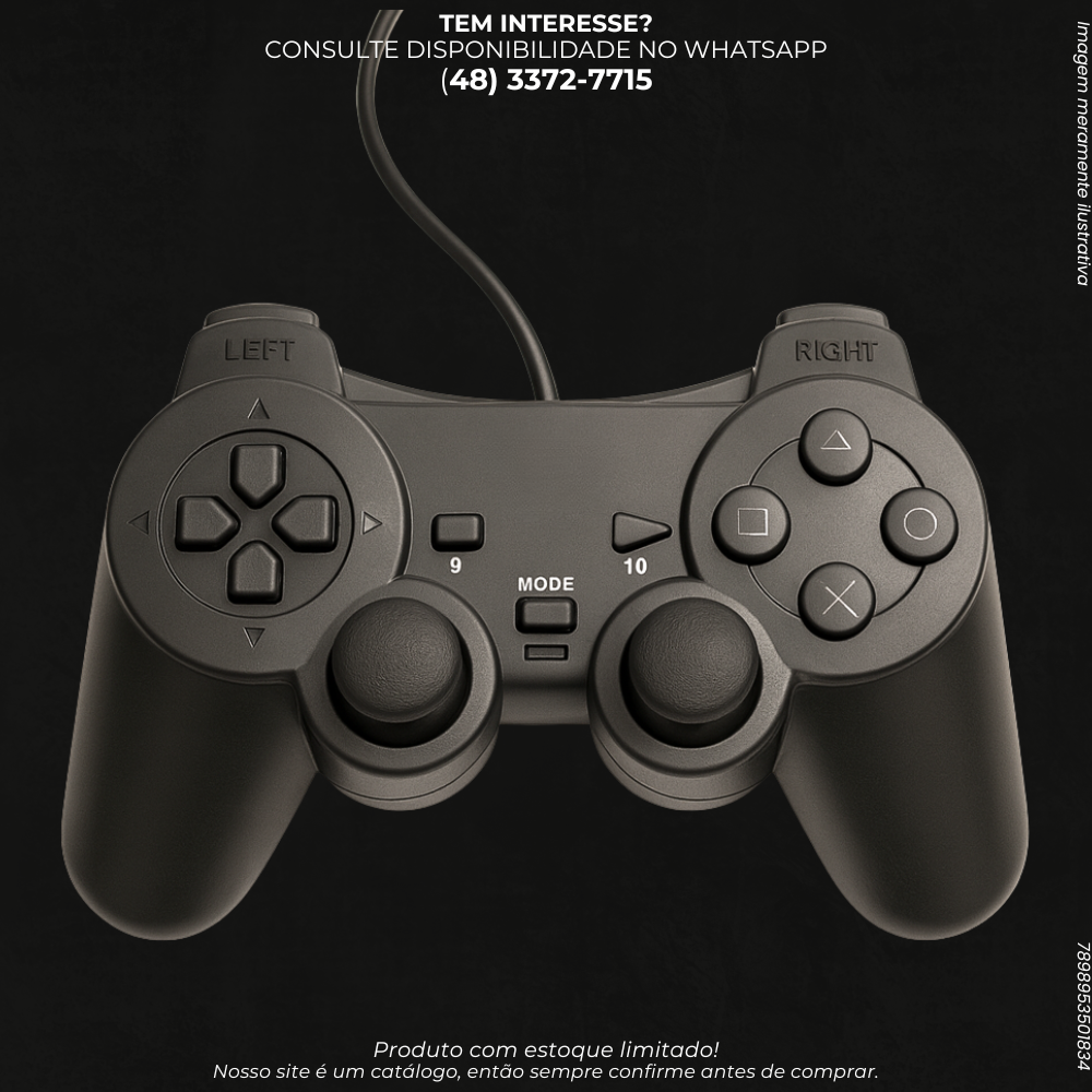 Controle USB 3D Knup KP-CN701/S para PC e Notebook