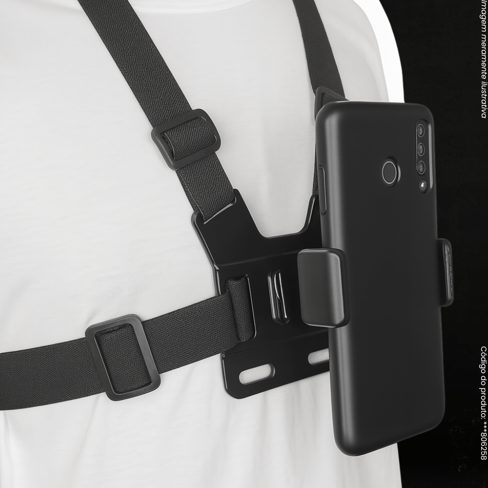 Suporte Peitoral Ajustável para Celular - G POWER