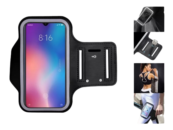 Braçadeira 6" com porta chave HM-6" - G POWER