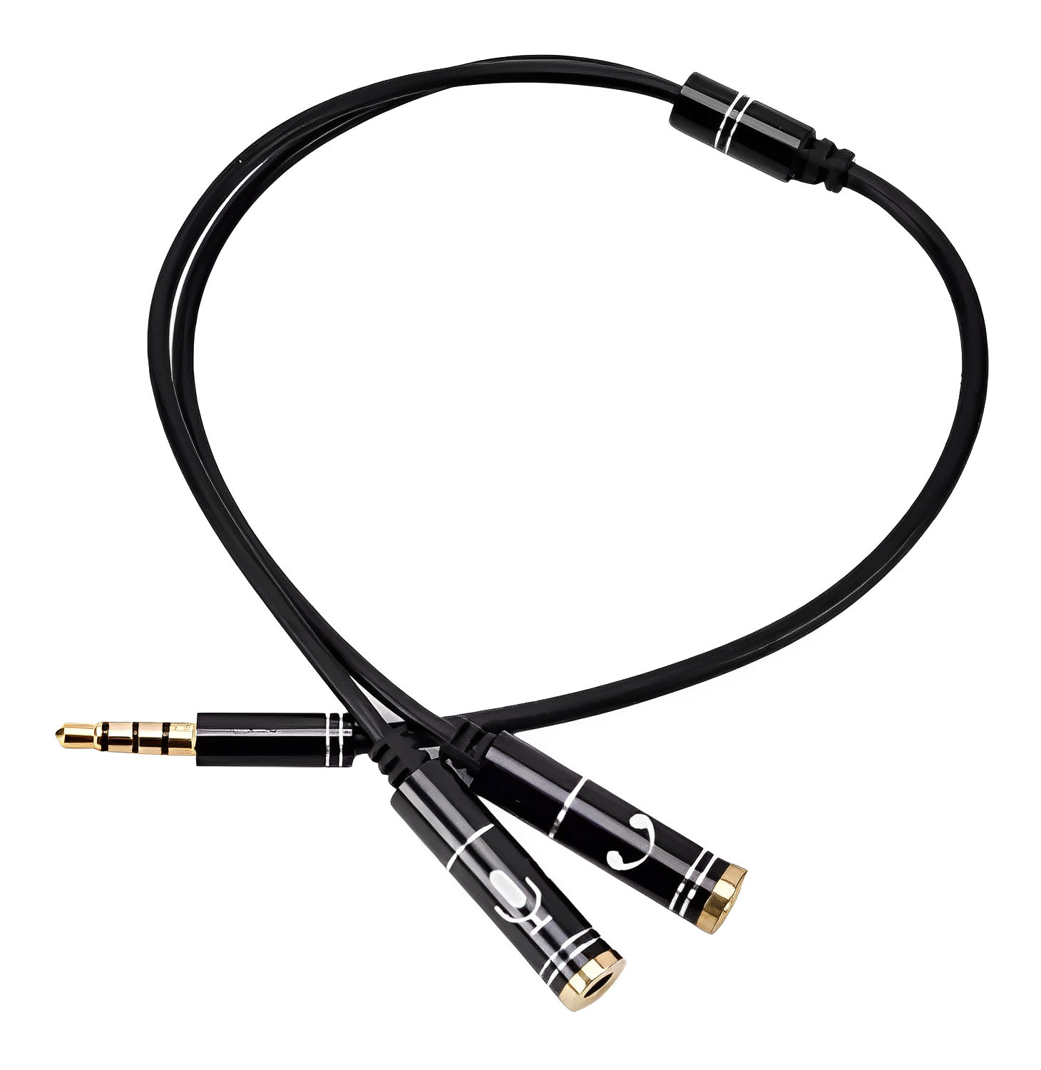 Cabo Adaptador P3 Macho P2 Femea
